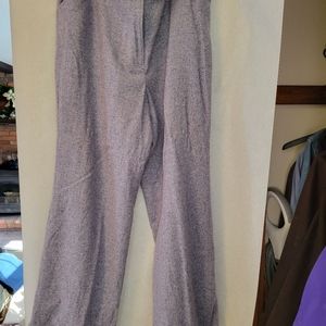 Gorgeous Purple Tweed  Wool Trousers from Talbots, size 20
